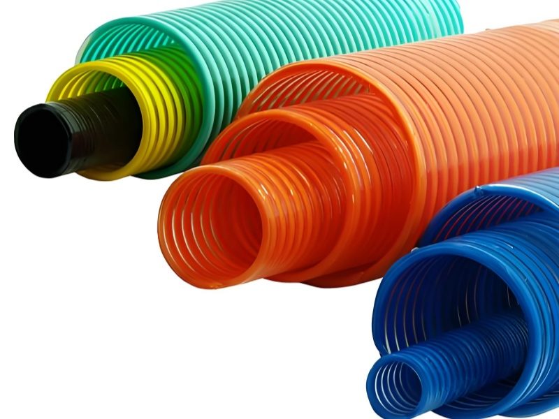 خرطوم الشفط الحلزوني PVC